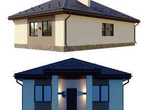 cottage 4 3Dモデル