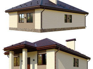 cottage 4 3Dモデル