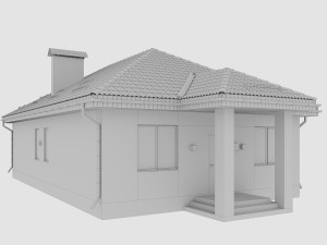 cottage 4 3Dモデル