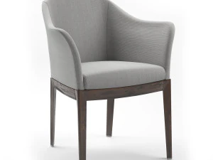 giorgetti normal chair gray 3D Model