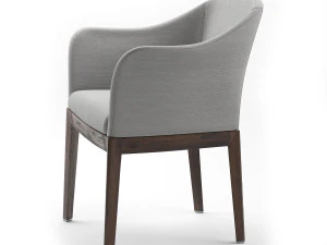 giorgetti normal chair gray 3D Model