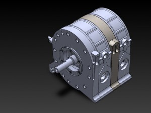 wankel engine 3Dモデル
