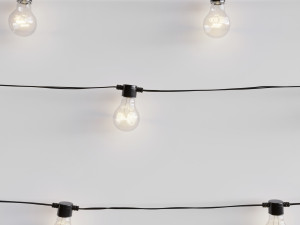 Garland - Bulb String - 3D Модель