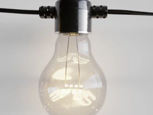 Garland - Bulb String - 3D Model