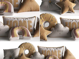 Pillows Collection 3D Model