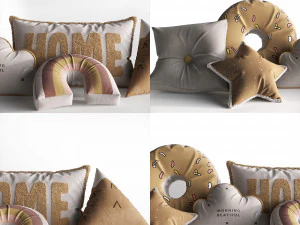 Pillows Collection 3D Model