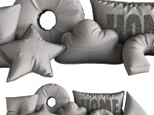 Pillows Collection 3D Model