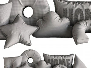 Pillows Collection 3D Model