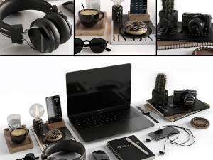 3D Workplace Collection 2 3D Model