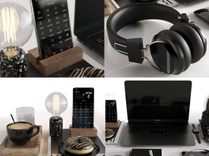 3D Workplace Collection 2 3D Model
