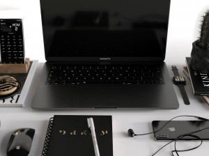 3D Workplace Collection 2 3D Model
