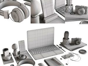 3D Workplace Collection 2 3D Model
