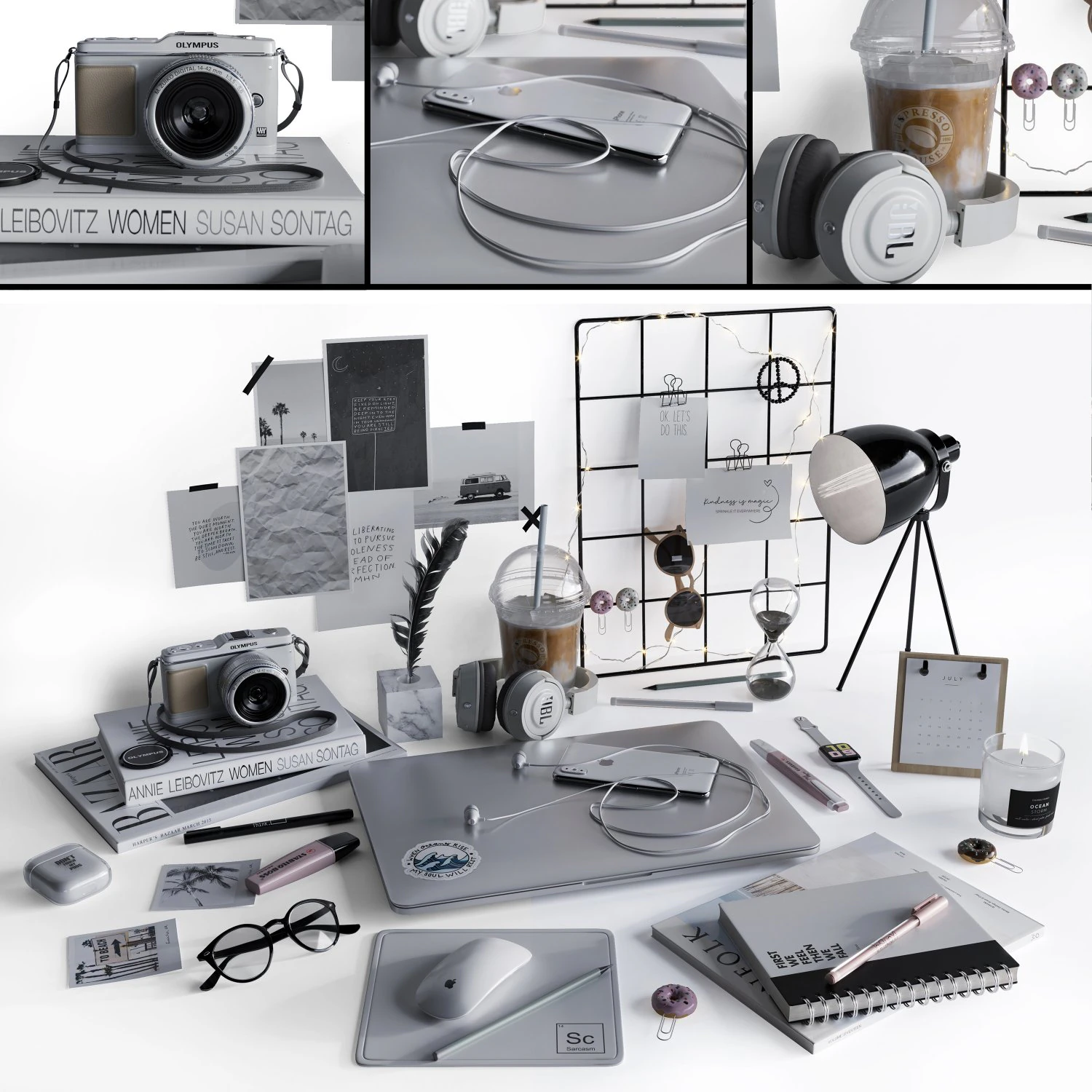 직장 컬렉션 1 3D 모델 .c4d .max .obj .3ds .fbx .stl .blend 