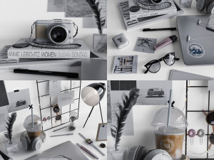 Workplace Collection 1 3D Model