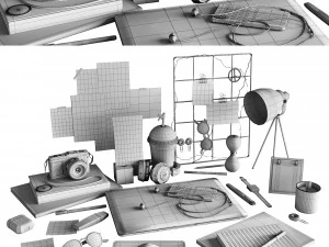 직장 컬렉션 1 3D 모델