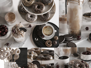 CoffeeDonuts 3D Model