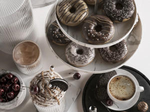 CoffeeDonuts 3D Model