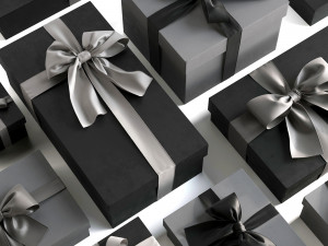 3D Gift Boxes model 3D Модель