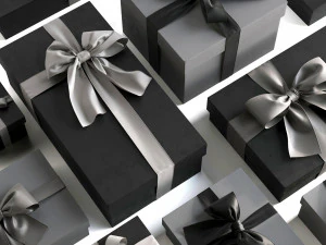 3D Gift Boxes model 3D Model