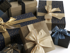 3D Gift Boxes model 3D Модель