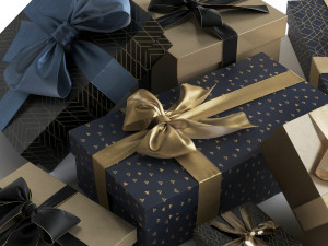 3D Gift Boxes model 3D Модель