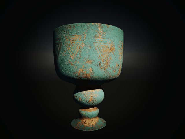 old cup 3D-Modell .c4d .max .obj .3ds .fbx .stl .blend 