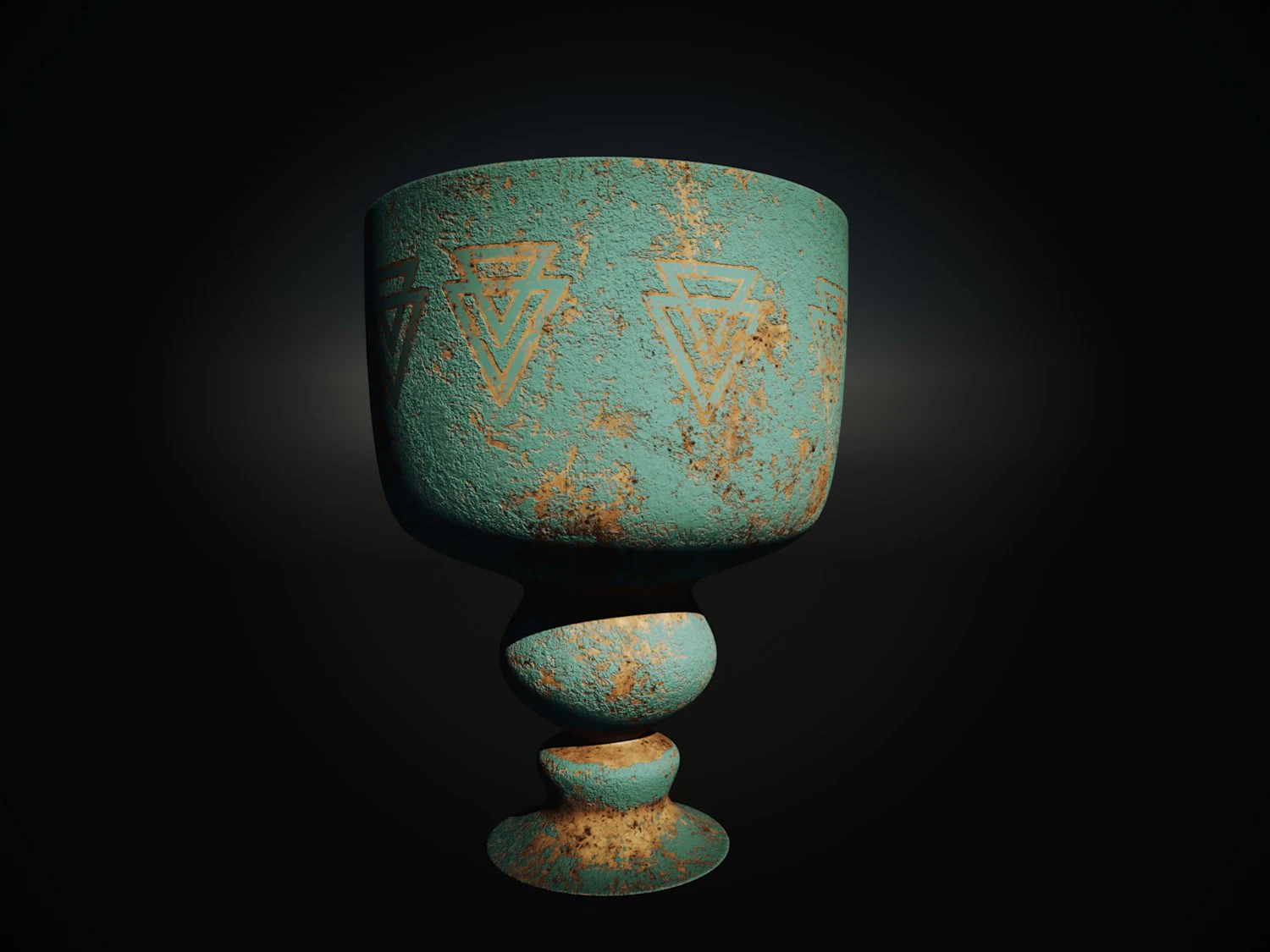 old cup 3D Model .c4d .max .obj .3ds .fbx .stl .blend 