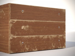 old drawer 3D Модель