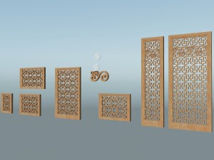 islamic patterns pack 3D Model