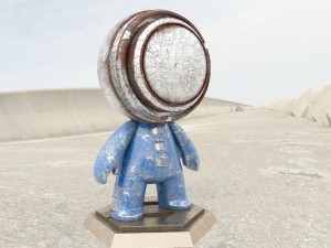 object white 4k textured 3D Model