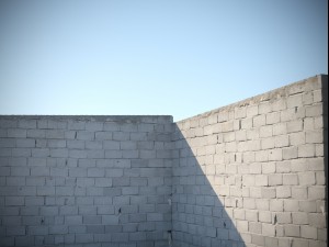 3D scan bloke wall 3D Model