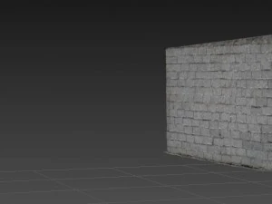 Skanowanie 3D ściany faceta Model 3D