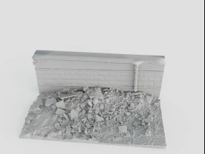 building materials waste 3D Model