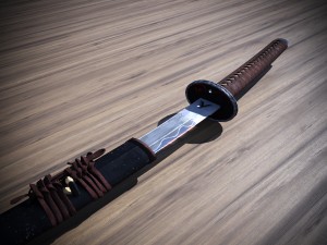 katana sword 3D Model