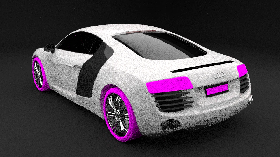 audi r-8 3D Model .c4d .max .obj .3ds .fbx .stl .blend 