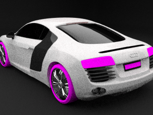 audi r-8 3D 모델