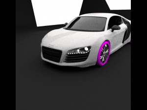 audi r-8 Modèle 3D