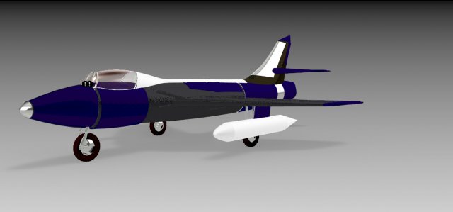 hawe hunter 3D Model .c4d .max .obj .3ds .fbx .stl .blend 