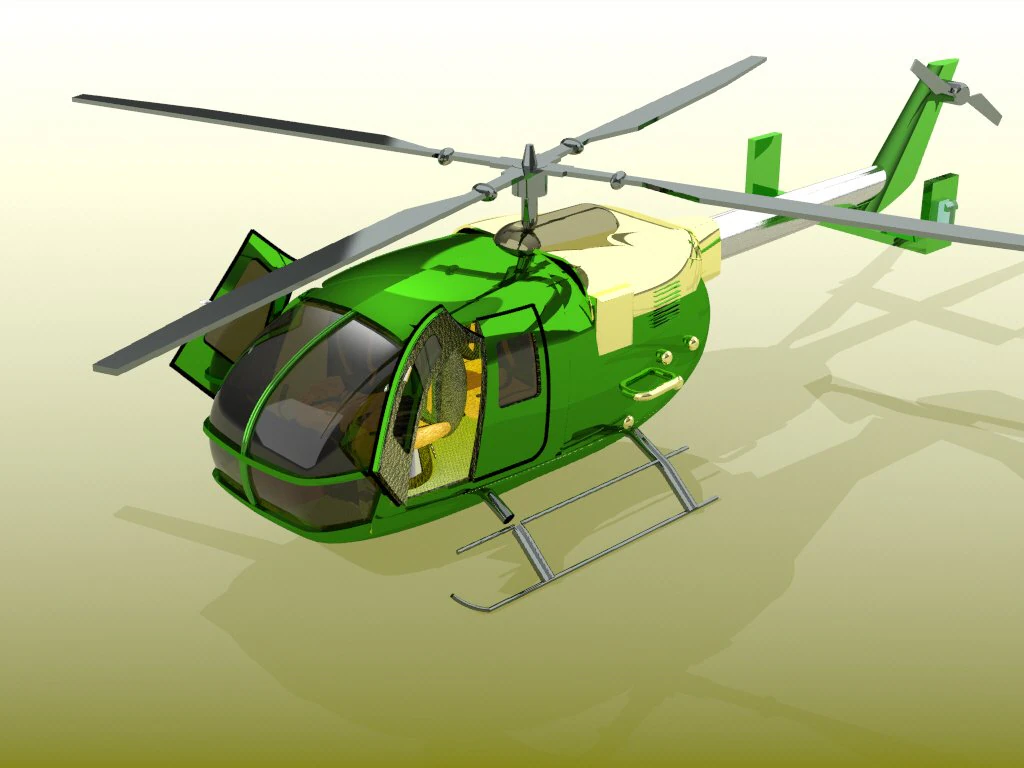 bolkov 105 mmb pm 3D Model .c4d .max .obj .3ds .fbx .stl .blend