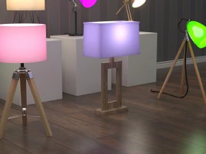 12 home lamps set 3D Model