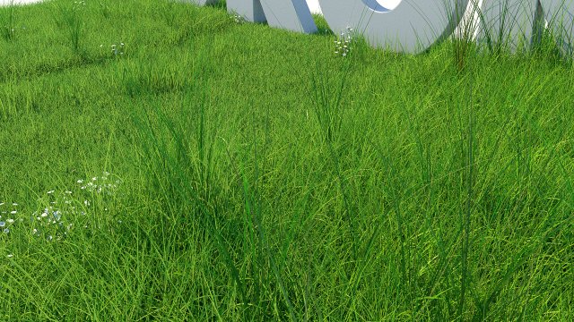 grass kit iii for c4d and corona render 3D in