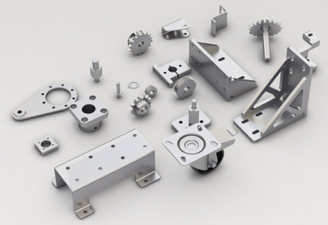 engineering parts 3d Model 3D .c4d .max .obj .3ds .fbx .stl .blend 