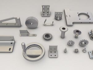 engineering parts v2 3D 模型