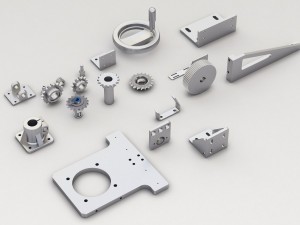 engineering parts v2 3D 模型