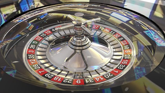 roulette wheel 3D 모델 .c4d .max .obj .3ds .fbx .stl .blend 