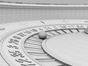 roulette wheel 3D 모델