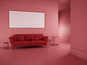 six different rooms ready to be used in your projects Model 3D
