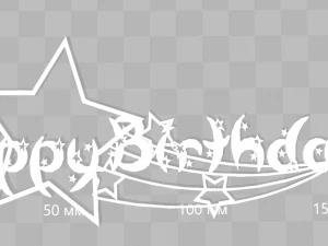 topper doğum g&uuml;n&uuml;n kutlu olsun 3D Model