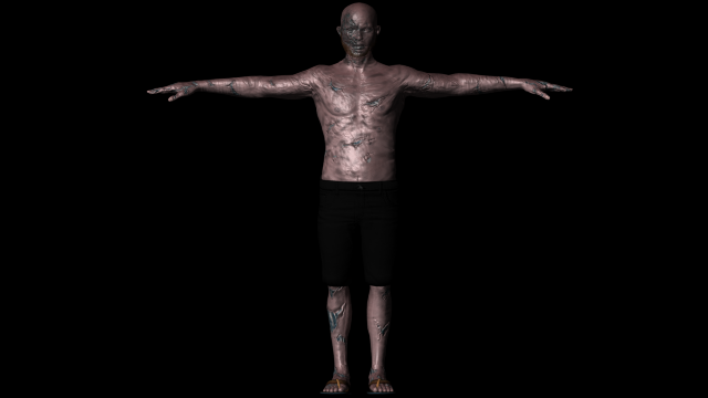 zombee 3D Model .c4d .max .obj .3ds .fbx .stl .blend 