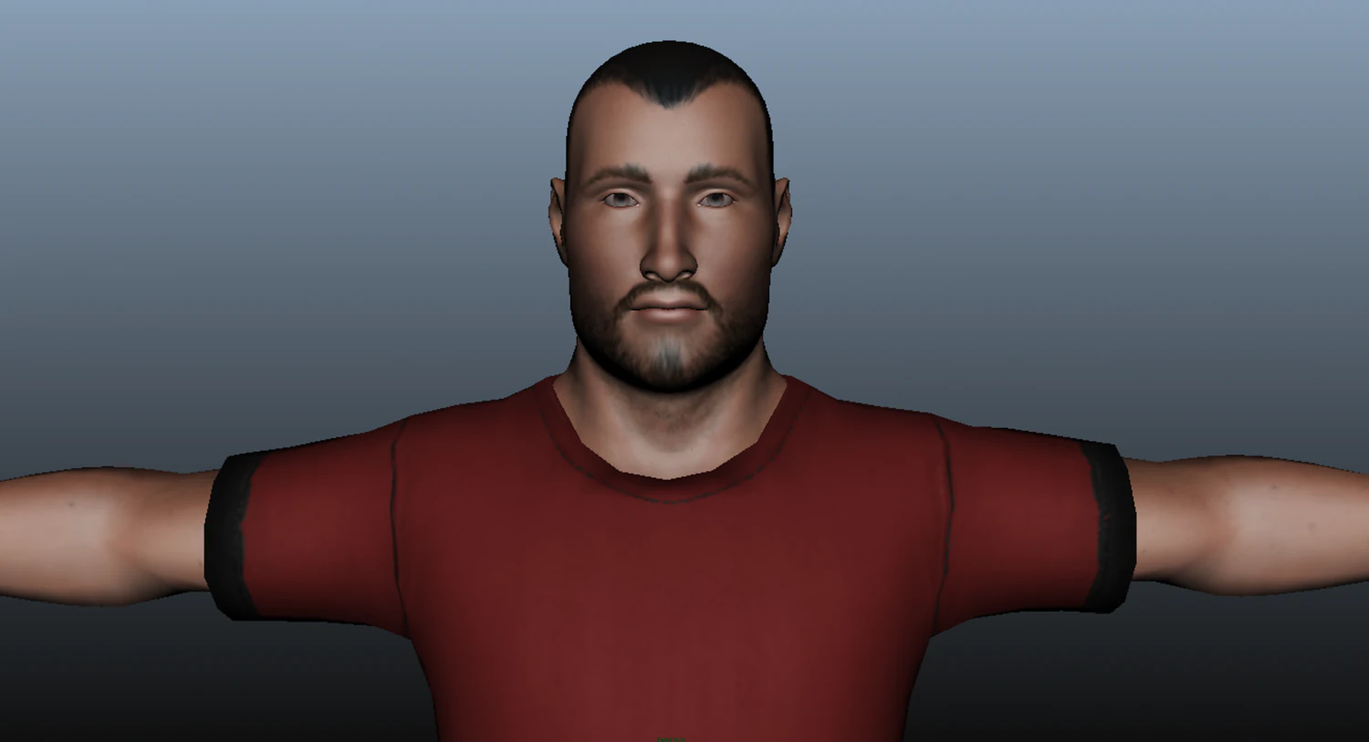 lowpoly man 3D Model .c4d .max .obj .3ds .fbx .stl .blend 